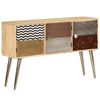 vidaXL Sideboard 120x30x75 cm Solid Mango Wood