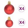 vidaXL 70 Piece Christmas Bauble Set Gold and Red