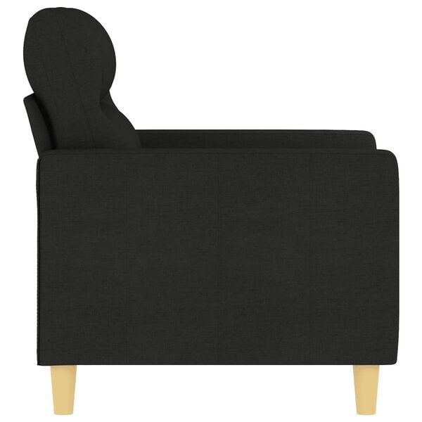 vidaXL Sofa Chair Black 60 cm Fabric