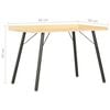 vidaXL Desk Oak 90x50x79 cm