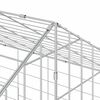 vidaXL Rabbit Cage Silver 400 x 78 x 78 cm Galvanised Steel