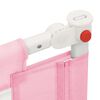 vidaXL Toddler Safety Bed Rail Pink 160x25 cm Fabric