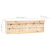 vidaXL Sparrow House with 5 Rooms 68x15x21 cm Firwood