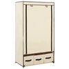 vidaXL Wardrobe Cream 87x49x159 cm Fabric