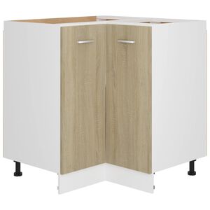 vidaXL Corner Bottom Cabinet | Sonoma oak | Engineered wood