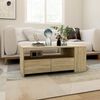 vidaXL Coffee Table Sonoma Oak 102x55x42 cm Engineered Wood