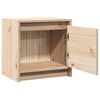 vidaXL Bedside Cabinet 40x30.5x40 cm Solid Pinewood