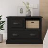 vidaXL Bedside Cabinet Black 60x39x45 cm