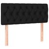vidaXL LED Headboard Black 100 cm Fabric
