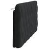 vidaXL Headboard Cushion Black 152 cm Queen Velvet
