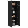 vidaXL Storage Cabinet 3 pcs Black Oak