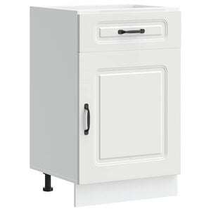 vidaXL Kitchen Base Cabinet "Kalmar" White Engineered Wood