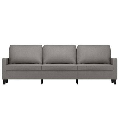 vidaXL 3-Seater Sofa Dark Grey 210 cm Fabric