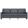 vidaXL 3-Seater Sofa Dark Grey 180 cm Velvet
