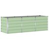 vidaXL Planter Green 240 x 80 x 75 cm Steel