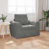 vidaXL Sofa Bed Dark Grey 98 x 71 x 83 cm Velvet