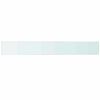vidaXL Shelves 2 pcs Panel Glass Clear 110x15 cm