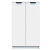 vidaXL Shoe Cabinet White 59x35x100.5 cm Engineered Wood