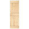 vidaXL Door NARVIK Natural 70 x 210 cm Solid Pine Wood