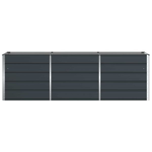 vidaXL Planter Anthracite 240 x 80 x 75 cm Steel