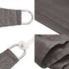vidaXL Sunshade Sail HDPE Rectangular 4x6 m Anthracite