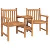 vidaXL Garden Outdoor Chairs 152 x 63 x 89 cm Solid Teak Wood