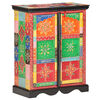 vidaXL Hand Painted Sideboard 60x30x75 cm Solid Mango Wood