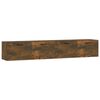 vidaXL Wall Cabinets 2 pcs Smoked Oak 100x36.5x35 cm Engineered Wood