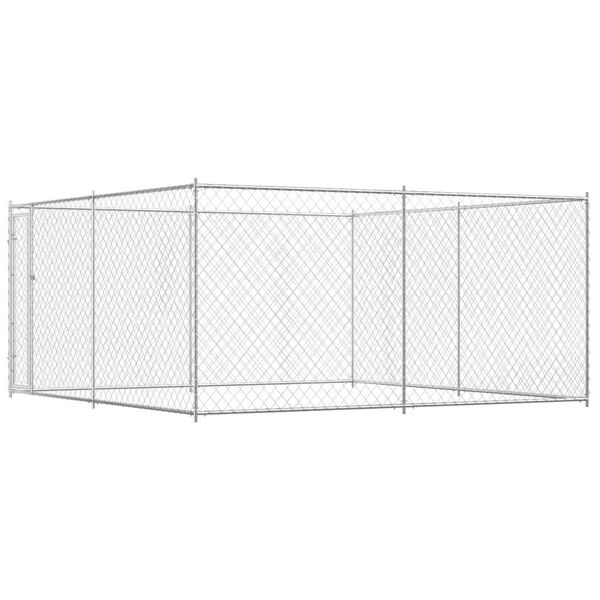 vidaXL Outdoor Dog Kennel 383x383x185 cm