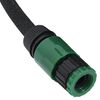 vidaXL Garden Soaker Hose Black 0.6" 50 m Rubber