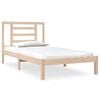 vidaXL Bed Frame without Mattress 90x190 cm Single Solid Wood Pine