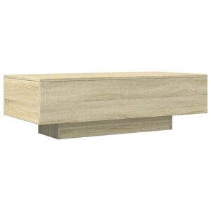vidaXL Coffee Table Sonoma Oak 100x49,5x31 cm Engineered Wood