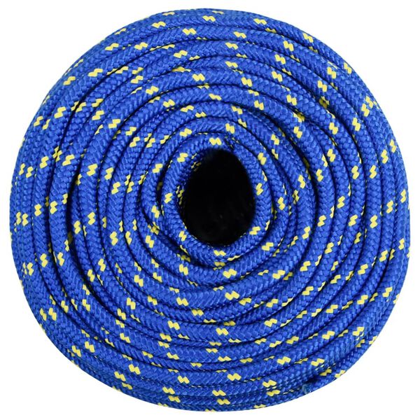 vidaXL Boat Rope Blue 8 mm 50 m Polypropylene