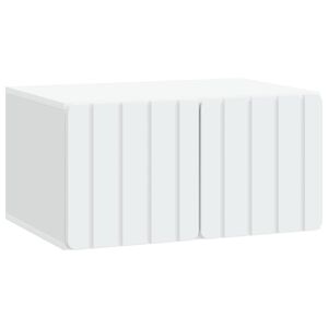 vidaXL Wall-Mounted TV Cabinet 59.5 x 41 x 30 cm White Engineered Wood