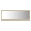 vidaXL Bathroom Mirror White and Sonoma Oak 100x10.5x37 cm Engineered Wood