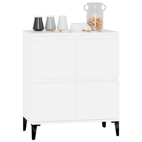 vidaXL Sideboard White 60x35x70 cm Engineered Wood