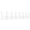 vidaXL U-shape Gabion Basket with 8 Posts Iron 860x20x200 cm