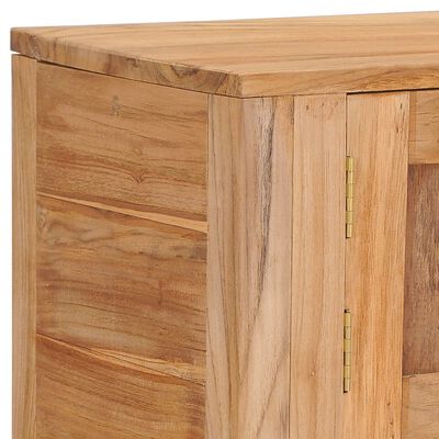 vidaXL Sideboard 140x30x75 cm Solid Teak Wood