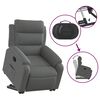 vidaXL Stand up Recliner Chair Dark Grey Fabric