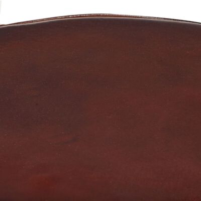 vidaXL Bar Stools 2 pcs 66 cm Real Leather