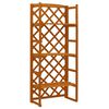vidaXL Planter | Orange | Solid firwood | 140 cm tall | Planter | Rectangular