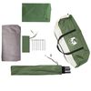 vidaXL Camping Tent Tunnel 1-Person Green Waterproof