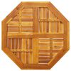 vidaXL Table Top 80x80x2.2 cm Octagonal Solid Wood Acacia