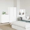 vidaXL Storage Cabinet High Gloss White 80 x 48 x 57 cm