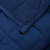 vidaXL Weighted Blanket Blue 155x220 cm 7 kg Fabric