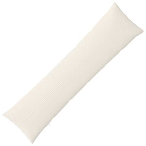 vidaXL Cushion Cover ALMELO Cream 40 x 145 cm Corduroy