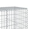vidaXL Gabion Basket with Cover 1050x100x100 cm Galvanised Iron