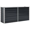 vidaXL Raised Bed | Anthracite | Galvanised steel | 160x40x77 cm | Durable