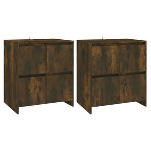 vidaXL Sideboard | Smoked Oak | Engineered Wood | 70x41x75 cm | Sideboard