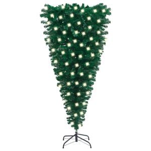 vidaXL Christmas Tree | Green | PVC, steel | 120 cm | Adjustable Armrests